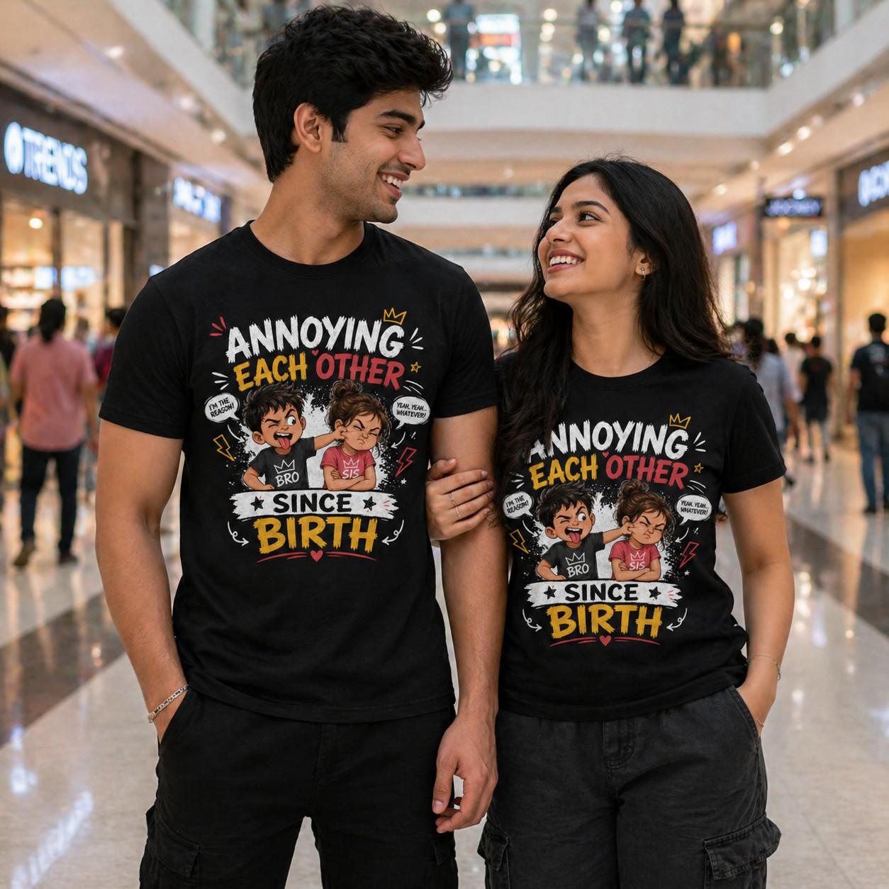 Bro & Sis Unisex Crew T-Shirt
