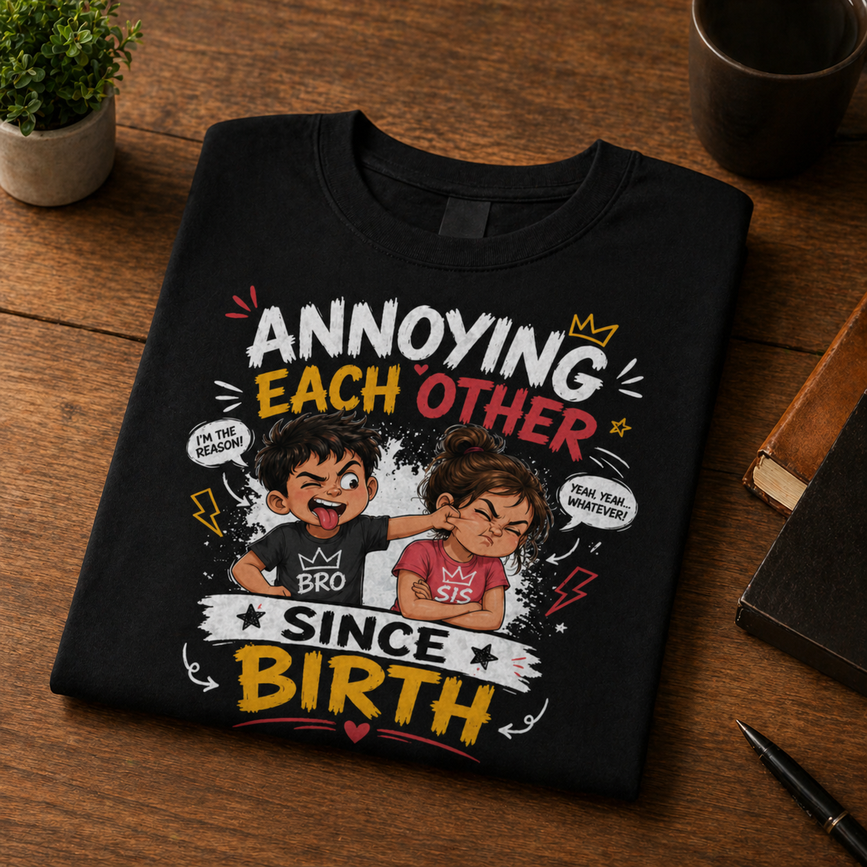 Bro & Sis Unisex Crew T-Shirt