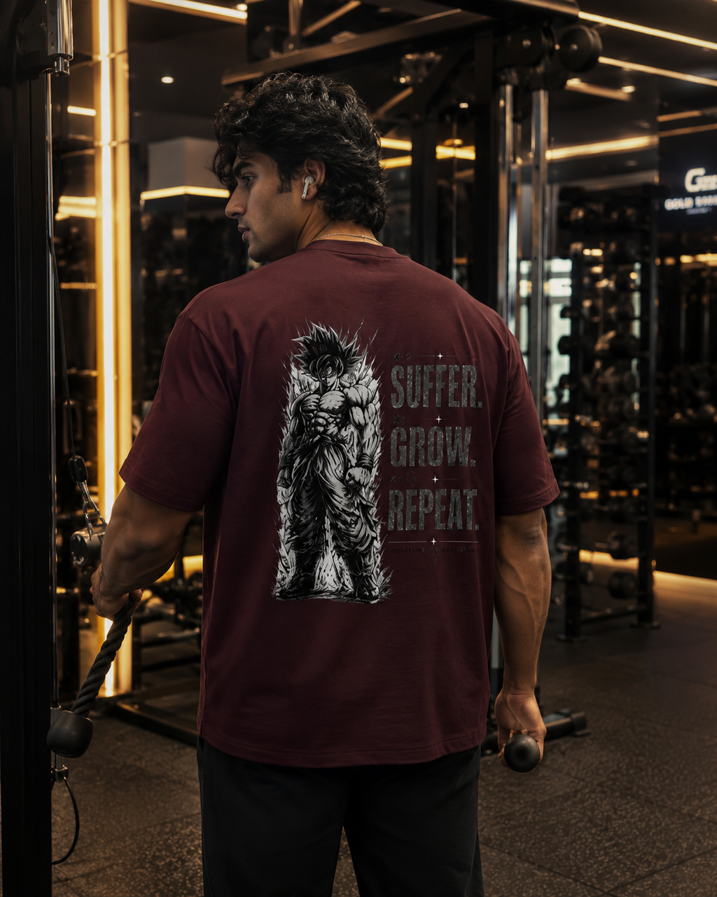 SUFFER.GROW.REPEAT Oversized T-Shirt