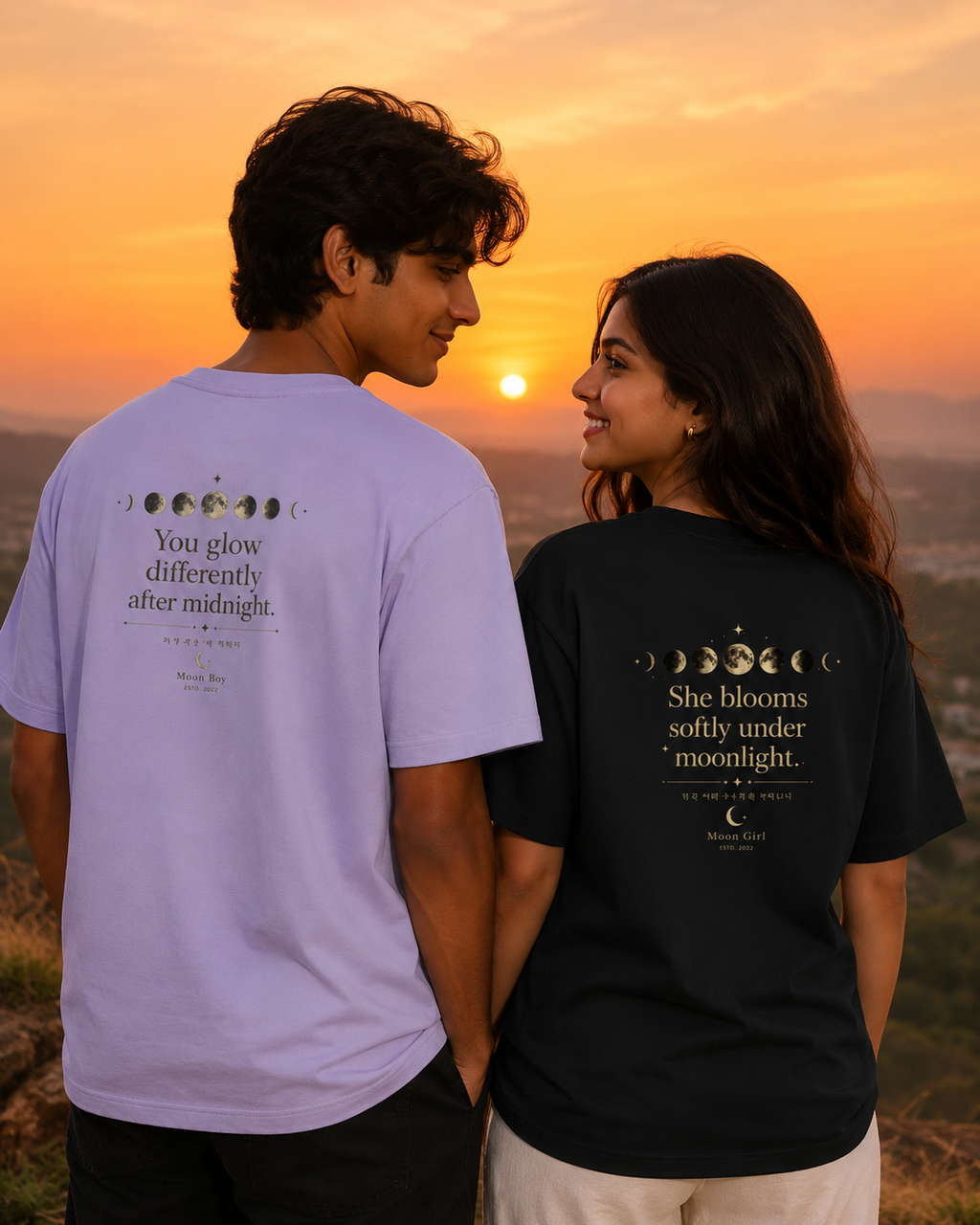 Moon Girl Unisex Oversized T-Shirt