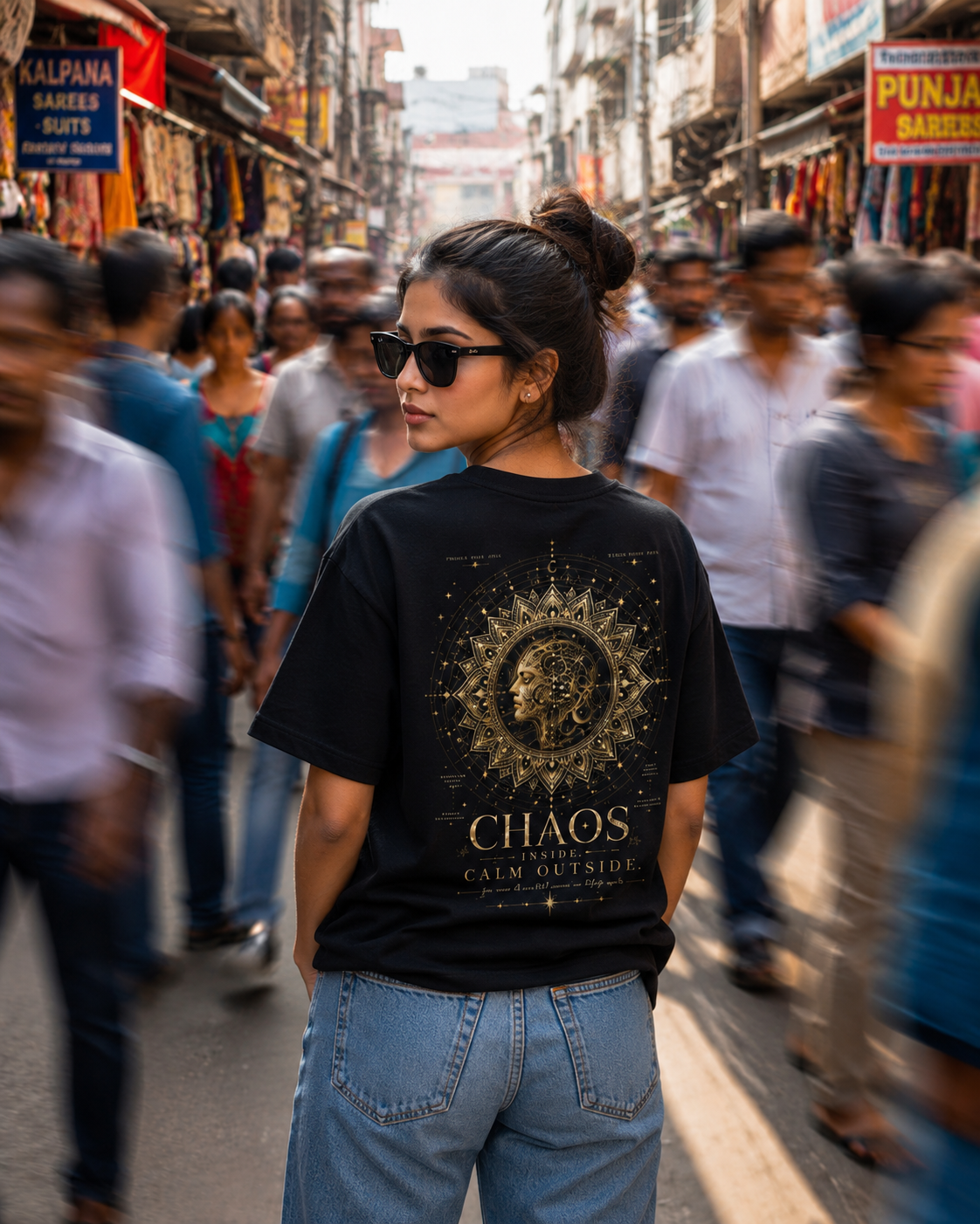 Chaos inside Calm outside T-Shirt