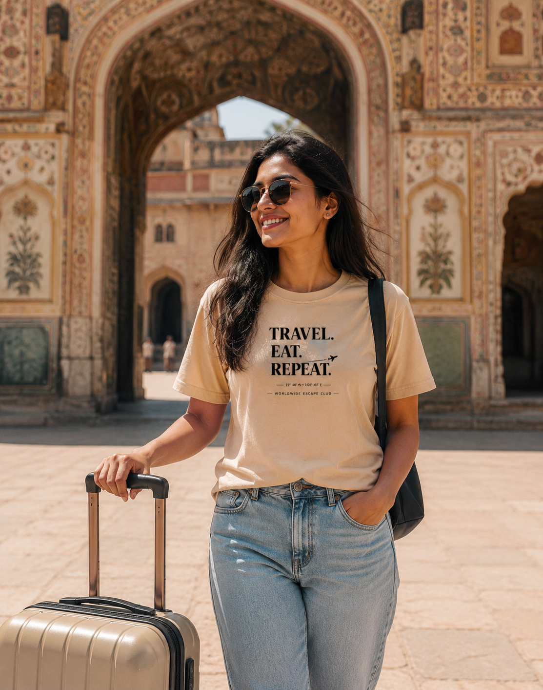 Travel.Eat.Repeat Unisex Classic T-Shirt